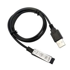 LED모듈 RGB 모듈 LED 부속 컨트롤러 USB타입 5v용, 없음