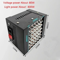 LED UV 자외선 경화 램프 310nm 395nm 254nm 바니시 페인트 코팅 접착제 에이전트 수지 솔더 회로 기판 잉, 04 UK Plug, 04 395nm X 365nm, 1
