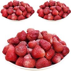 아침과저녁 당도 높은 세척된 냉동 딸기, 3개, 1kg