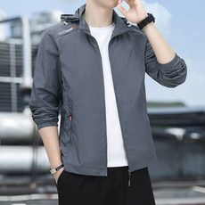 防曬外套女生大尺碼速乾透氣夏天休閒運動外套吸濕排汗冰絲涼感外套跑步登山連帽外套遮陽防水工作服輕量輕薄外套防曬衣外套9910防曬衣時尚防曬服, 深灰色