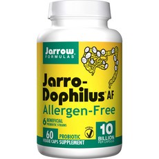 Jarrow FORMULAS 賈羅公式 Jarro Dophilus益生菌植物膠囊 無麩質, 1瓶, 60顆
