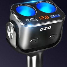 車載充電器一拖三一拖二點煙器轉換插頭usb手機多功能汽車沖車充, 1個, 【曜石黑】5.8A閃充版 單機