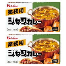 하우스푸즈 대용량 자와 카레, 1kg, 2개