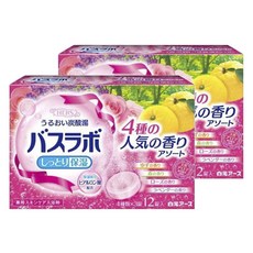 하쿠겐어스 허즈 바스라보 싱그러운 탄산탕 4종 향기 어소트 12개입, 2개, 540g