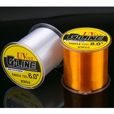 푸른바다피싱 플로로카본 모노라인 500m 대용량 투명낚싯줄, 투명, 1개