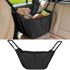 INFANZIA 카시트 오거나이저 접이식 해먹 조수석 보관 가방 대용량 자동차 뒷좌석 걸이식 여행 휴대용 쇼핑 숄더백 드로스트링이 있는 재사용 가능한 토트, INFANZIA 카시트 오거나이저, 접이식 해먹 조수석