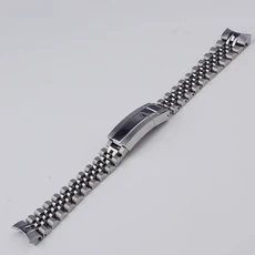 세이코 Prospex Alpinist SPB115 117 209 SARB013 솔리드 커브 엔드 스테인레스 스틸 시계 희년 스트랩, 01 Silver, 01 20mm