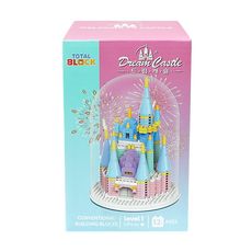 토탈블럭 1 EQ IQ 선물 장난감 블럭 동화 속 마법의 성 블록 658피스, 스카이 블루, 1개