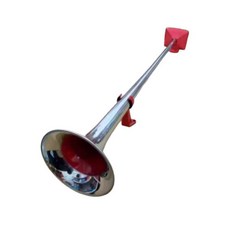 에어혼 쌍나팔 에어크락션 대형차 클락션 화물차 전자, 1개, 실버 베이스 95cm 에어혼