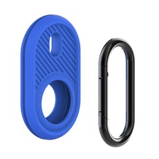 AirTag運動加厚鑰匙圈保護套(AT06) 防刮耐磨 運動便攜 精準定位, 5.寶藍, 1個