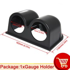 HD 백색광 수온 게이지 타코미터 온도 부스트 진공 볼트 센서 압력 오일 52MM