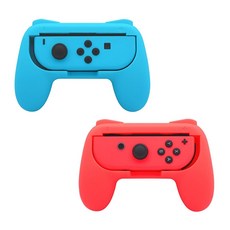닌텐도 스위치 조이콘 패드 컨트롤러 핸드그립 ND-102, 1개, 레드+블루 (2개 1세트) ND-102