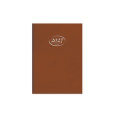 珠友 2027年A5/25K直式週誌+甘特圖內頁 BC-50740, 02土褐, 1個