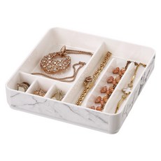 헬로리빙 마블패턴 미디엄 화장품 정리함, 1개