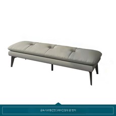 현관벤치의자 원목 식탁의자 낮은의자 수납벤치 등받이 방석 포함, 8_180x50 연그레이
