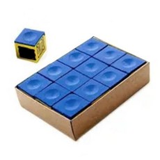 초크 쵸크 스누커 분필 큐브 당구 큐 큐대 박스 12개, 초크 GD24186