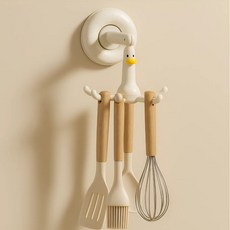 펄픽스 귀여운 주방 인테리어 다용도 조리도구걸이, 1개, 아이보리