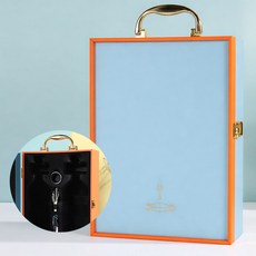 프랜베이 고급 와인 선물 케이스 2구, 1개, 블루