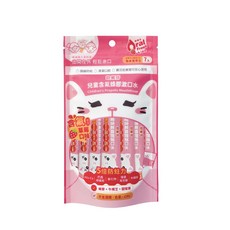 【歐樂芬】兒童含氟蜂膠漱口水隨身包-草莓口味(7入), 7入, 12ml