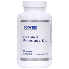 BODYBIO 月見草油 1300mg 軟膠囊, 1個, 90 件