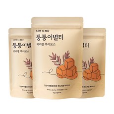 톡투허 퉁퉁이별티 카라멜 루이보스 티백 임산부 차 선물, 3개, 20개입, 1.5g