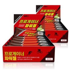 프로게이너 파워젤 사과맛 스포츠 에너지젤, 40g, 40개