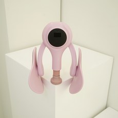 장력조절 남성 여성 내전근 케겔 운동 기구 자동 카운팅, 베이비핑크