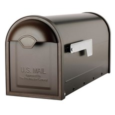 건축 우편함 8830RZ 청동 문지른 포스트 윈스턴 마운트 10 우편함, Rubbed Bronze, Mailbox