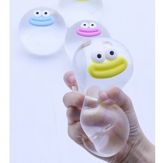 워터볼 빵쑥이 말랑이 대형 1개 색상랜덤, 투명
