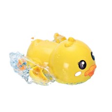 寶寶洗澡游泳玩具 趣味造型, 雙眼戲水黃鴨, 3個