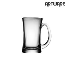 아트웨어 글라스 퓨어 투명 맥주잔 325ml, 2개