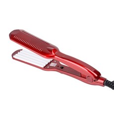 물결 판 고데기 남자 매직기 아이언 wenyi professional crimper corrugation hair curling iron curler corrugated 세라믹, 빨간색