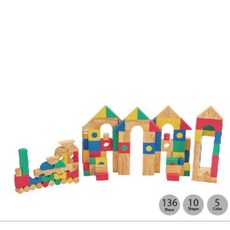 台灣製造 136片裝 EVA FOAM 創意積木 4cm厚 兒童安全積木, 1個