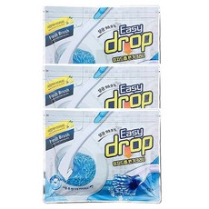 이지드롭 시즌2 변기크리너 리필브러쉬 레몬향 3팩, 36개