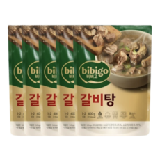 비비고 갈비탕, 400g, 5개