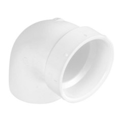 SUPPLYGIANT (5팩) 10.2cm(4인치) PVC DWV 벤트 스트리트 엘보 H x S - 배수구 폐기물 및 피팅 화이트_137489