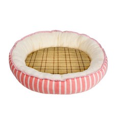 반려동물 여름 쿨 돗자리 쿠션 매트, 핑크, 1개