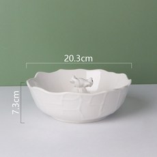 북극곰 곰돌이 세라믹 귀여운 동물 파스타 볼 그릇