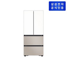 [삼성 감사 페스티벌] 삼성전자 Bespoke AI 김치플러스 420L 4도어 키친핏 김치냉장고 방문설치, 에센셜화이트 + 에센셜베이지, RK70F42M2ZG