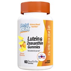 Doctor's BEST 葉黃素玉米黃素芒果口味軟糖, 60顆, 1罐
