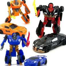 변신 로봇 장난감 어린이 슈퍼카 미니카 로봇 자동차 세트 완구 로봇카 아이 고전 남자