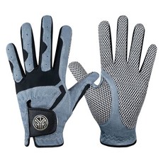 TYGOLF 高爾夫手套 運動手套 男女適用 防滑透氣, 灰色,左手25碼（單隻）, 1個
