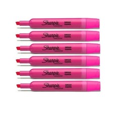 샤피 탱크 형광펜, 6개입, 핑크