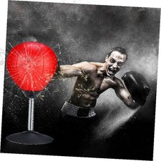 강력 흡착 펀치백 스탠드 복싱 피규어 스트레스 해소 장난감 피트니스, 소형글러브