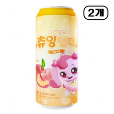 프린세스 캐치티니핑 하츄핑의 츄잉캔디 복숭아맛, 2개, 72g, 옐로우