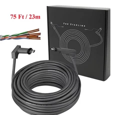 SIGNALPLUS 위성 V2 및 라우터 연결용 확장 150피트/45m Starlink 직사각형 케이블, 02 23m