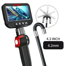산업용 내시경 카메라 자동차 검사 휴대폰 180도 5.5mm 8.5mm 2.0MP, 2m, 8.5mm 4.3인치 LCD, 1개