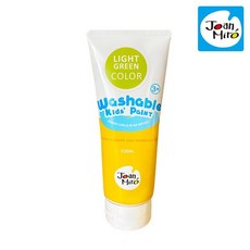 짜서쓰는 워셔블 물감 연두색 페인팅놀이 어린이집완구 유아물감놀이 유아