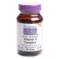 Bluebonnet 維他命E複合液體膠囊, 1個, 30 件
