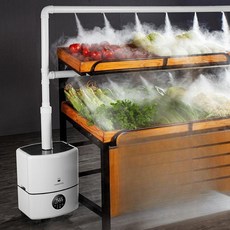 산업용 대형 가습기 슈퍼마켓 과일 야채 보존 정전기 방지 스프레이, 25L6코어기계식버전(3000ml/h짙은안개)